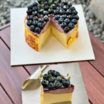 Blueberry Basque Cheesecake Slice - Image 6