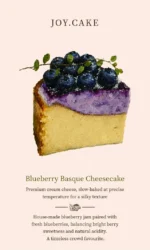 Blueberry Basque Cheesecake Slice - Image 9