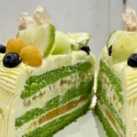Pandan Yuzu Citrus Cake - Image 4
