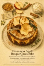 Cinnamon Apple Basque Cheesecake - Image 6