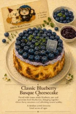 Classic Blueberry Basque Cheesecake - Image 7