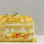 Durian Mango Crème Brûlée Cake - Image 2