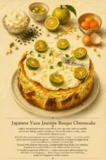 Yuzu & Jasmine Basque Cheesecake - Image 5