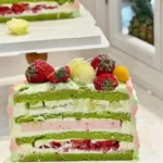 Melon Strawberry Art Cake - Image 2