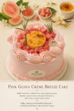 Pink Guava Crème Brûlée Cake - Image 5
