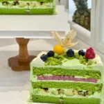 Pistachio Raspberry Avocado Cake - Image 2