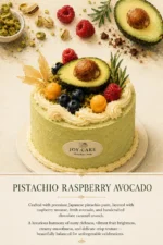 Pistachio Raspberry Avocado Cake - Image 6
