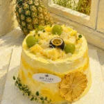 Pandan Pineapple Passionfruit Cake