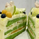 Pandan Pineapple Passionfruit Cake - Image 5