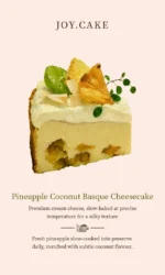 Pineapple Coconut Basque Cheesecake Slice - Image 7