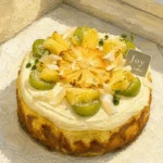 Pineapple Coconut Basque Cheesecake