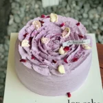 Taro Black Glutinous Rice Mochi Cake - Image 4