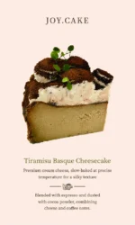 Tiramisu Basque Cheesecake Slice - Image 5