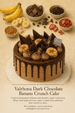 Valrhona Dark Chocolate Banana Crunch Cake - Image 6