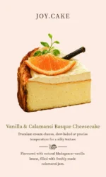 Vanilla & Calamansi Basque Cheesecake Slice - Image 6