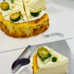 Yuzu & Jasmine Basque Cheesecake Slice - Image 5