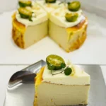 Yuzu & Jasmine Basque Cheesecake Slice - Image 6