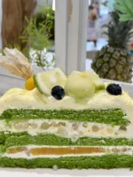 Pandan Yuzu Citrus Cake - Image 2