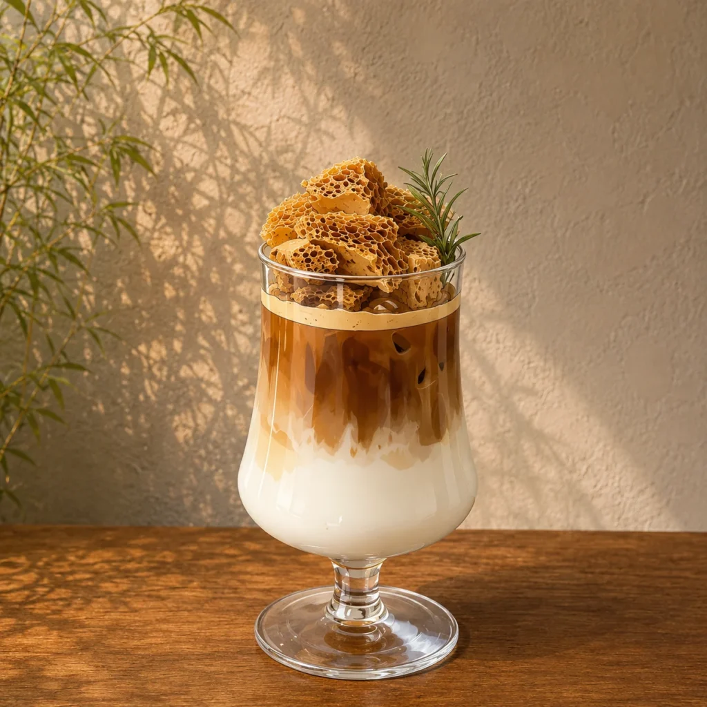 Burnt caramel latte
