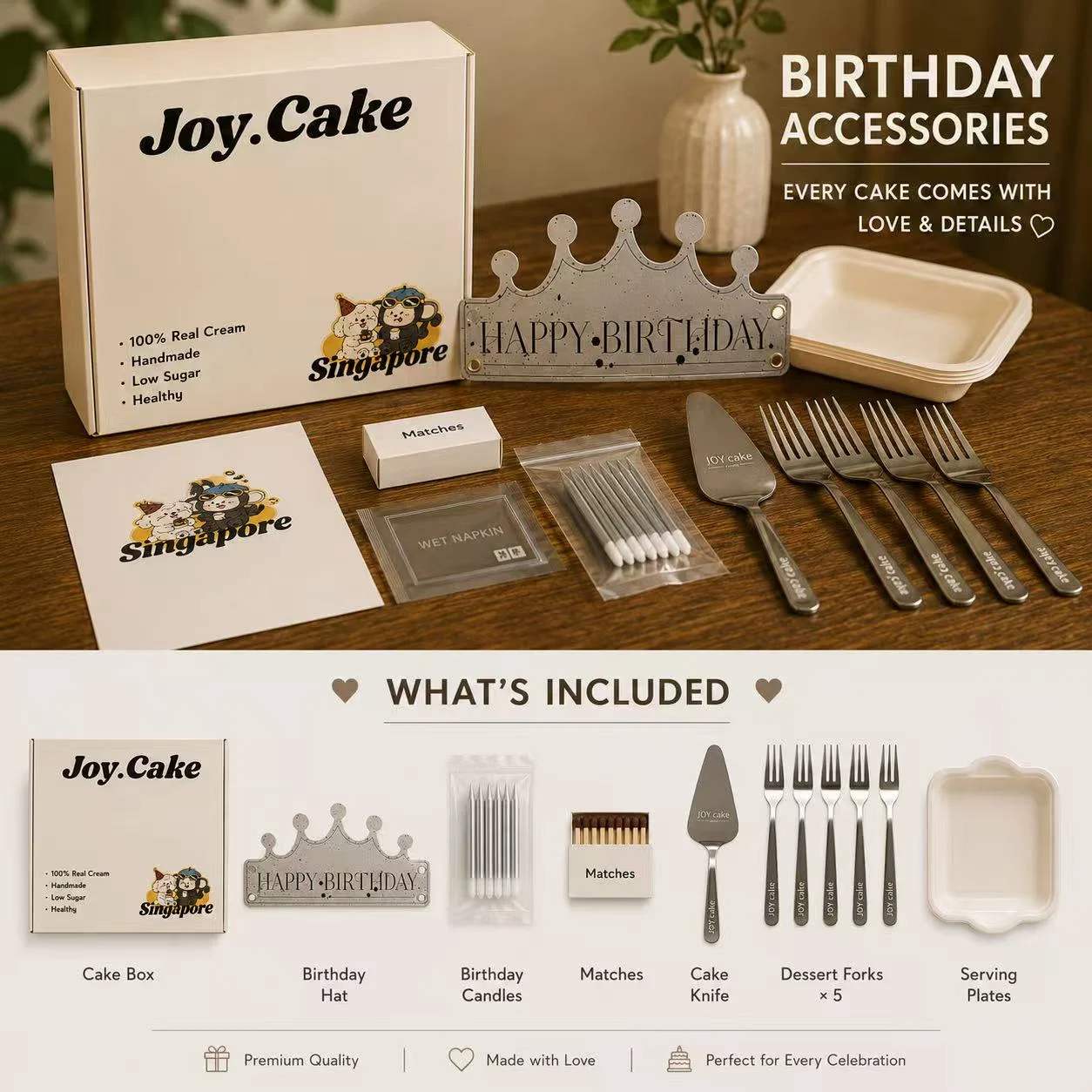5ff27e807547f8efd5d4b5eb7525d3c5 Birthday Accessories Set (5 Pax) - Image 1
